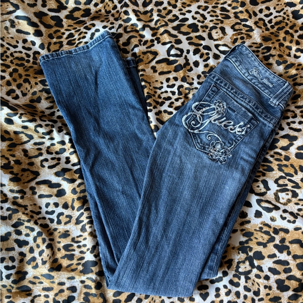 GUESS Low rise bootcut jeans
